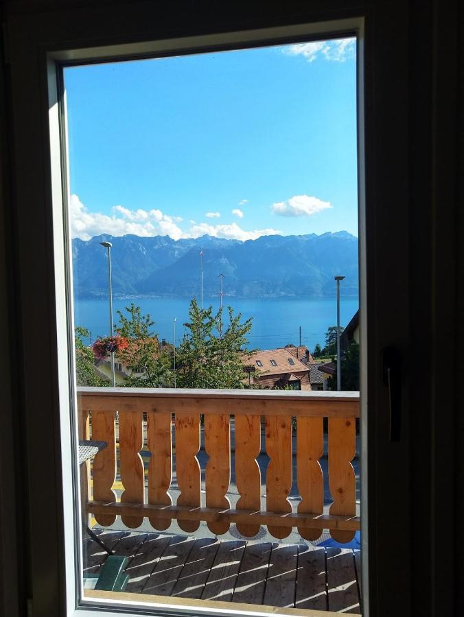 "Les Echalas" Chalet Independant Avec Cuisine En Lavaux Unesco Chexbres Exterior photo