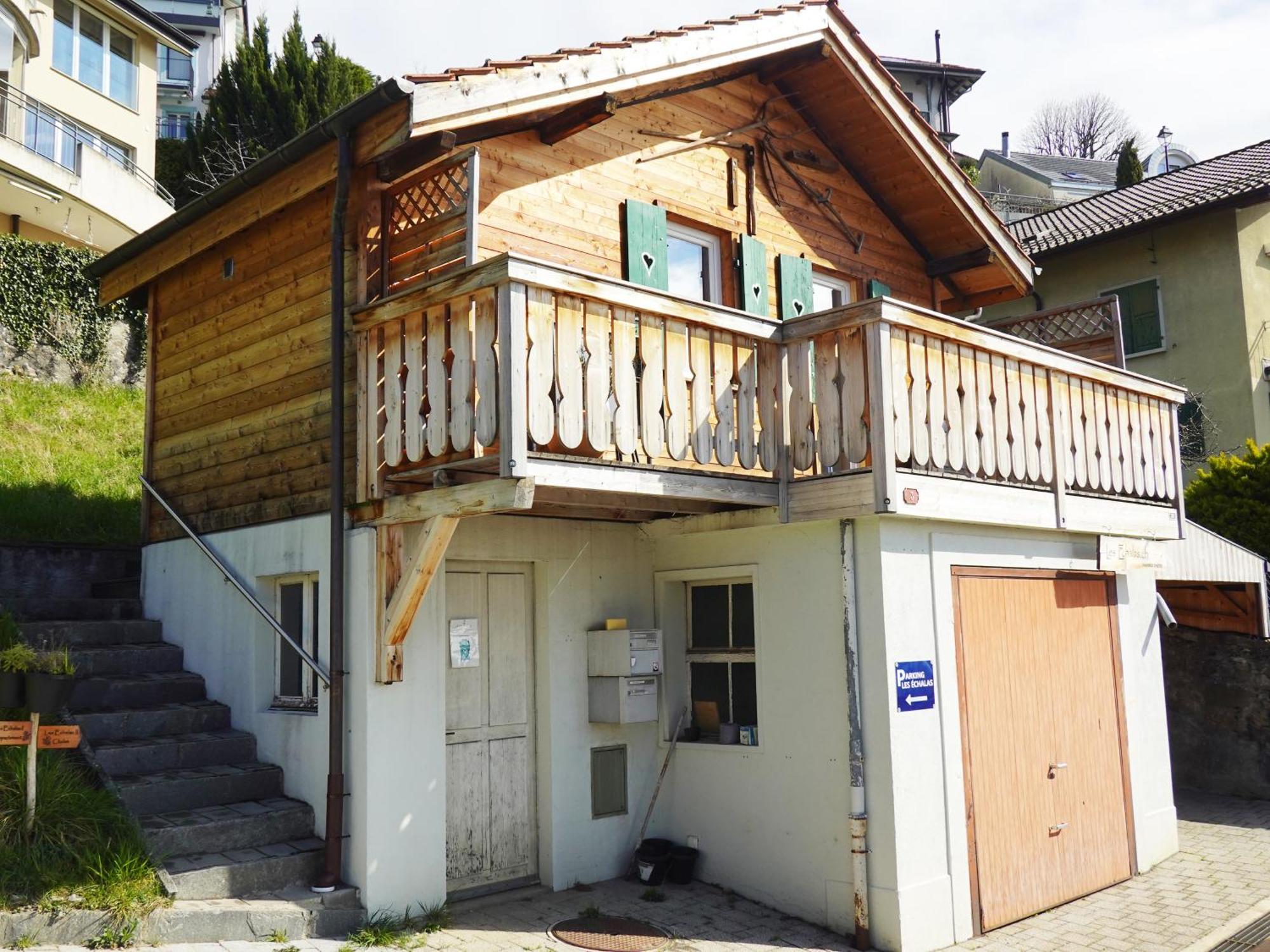 "Les Echalas" Chalet Independant Avec Cuisine En Lavaux Unesco Chexbres Exterior photo